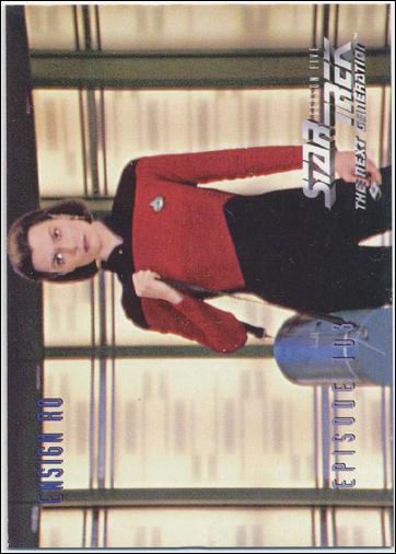 Star Trek: The Next Generation - The Episode Collection Season Five (Base Set) card 436 Ensign Ro, Episode 103A