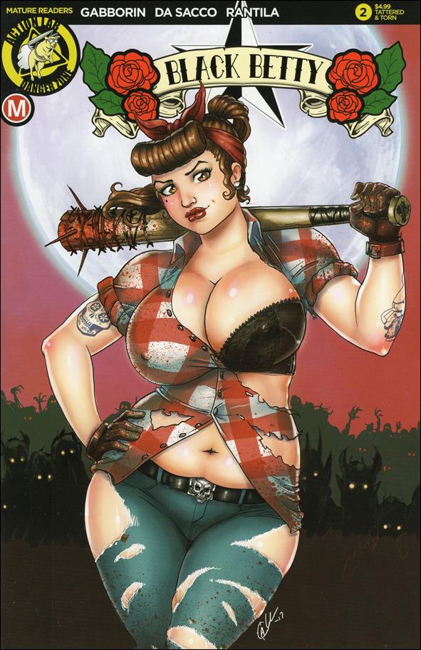 Black Betty issue 2-D David Harrigan Tattered & Torn Cover