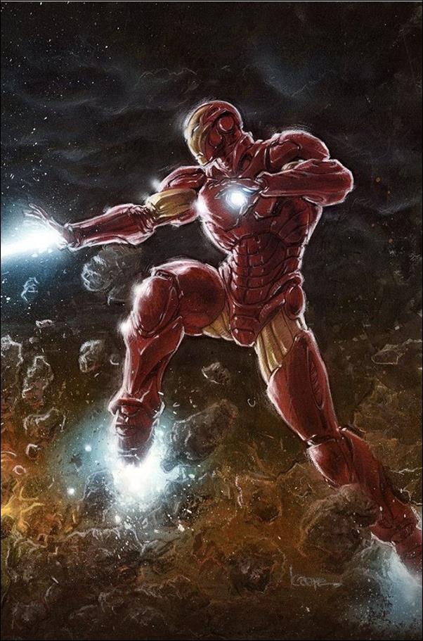 Tony Stark: Iron Man issue 1-K Andrews Unknown Comics Connecting Virgin Cover