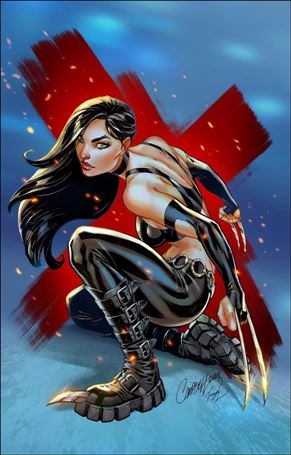 Laura Kinney: Wolverine issue 1-G J. Scott Campbell Virgin 1:100 Cover
