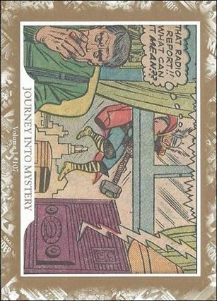 Marvel Beginnings: Series 3 (Ultimate Panel Focus Cut-Comic Subset) card UM-24 Journey into Mystery #107 1/49
