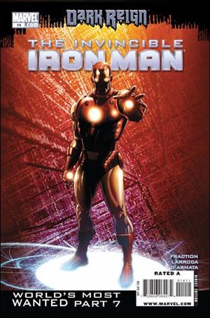 Invincible Iron Man (2008) issue 14 Salvador Larroca Cover