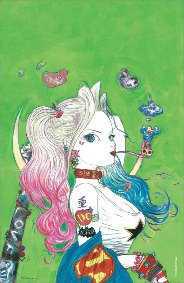 Harley Quinn (2021) issue 1-E Yoshitaka Amano 1:Store Virgin Thank You Cover