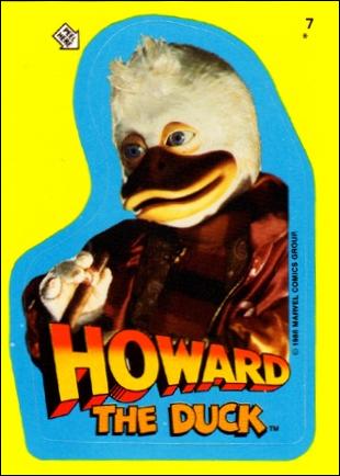 Howard the Duck (Movie) (Sticker Subset) card 7