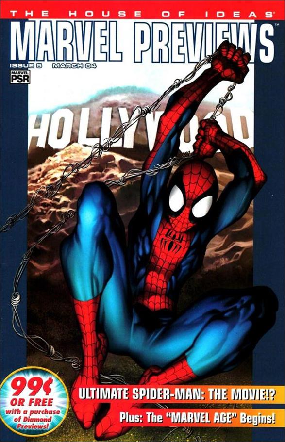 Marvel Previews (2003) issue 5 Flipbook w/ Mike Mayhew Pulse Cover