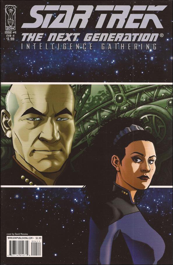 Star Trek: The Next Generation: Intelligence Gathering issue 4 David Messina Cover