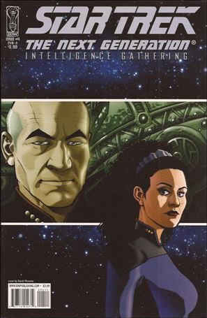 Star Trek: The Next Generation: Intelligence Gathering issue 4 David Messina Cover