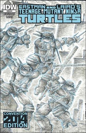 Teenage Mutant Ninja Turtles (1984) issue 1-M 2014 SDCC Wraparound Signed Sketch Cover 1/200