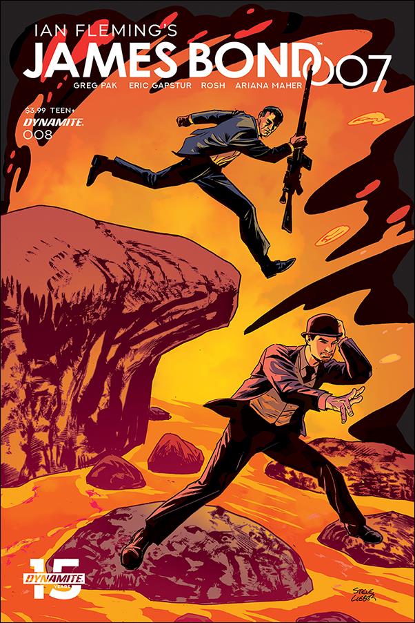 James Bond 007 issue 8-C Steve Lieber Cover