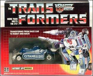 Transformers: More Than Meets the Eye (Generation 1) figure 6 Mirage (Autobot Spy)