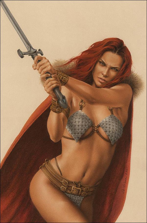 Invincible Red Sonja issue 2-U Celina Virgin Cover