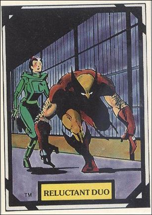 Wolverine Trivia (Base Set) card 47 Reluctant Duo
