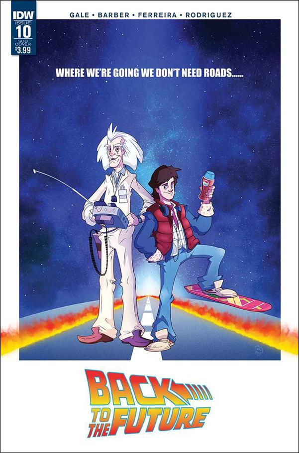 Back to the Future (2015) issue 10-B Philip Murphy Subscription Cover