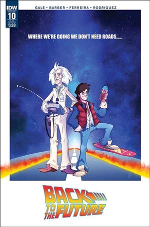 Back to the Future (2015) issue 10-B Philip Murphy Subscription Cover