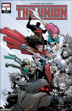 Union (2021) issue 5-B Lee Garbett Cover