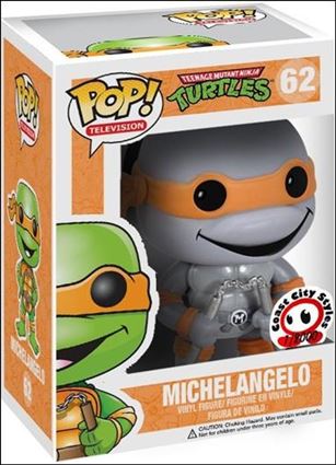 POP! Television figure 62-C Michelangelo (Greyscale) Coast City Styles 1/2000