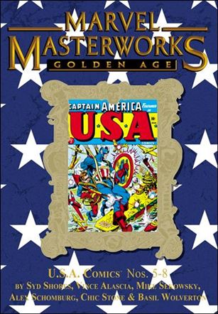 Marvel Masterworks: Golden Age U.S.A. Comics issue 2-B Marble Dust Jacket Vol 172