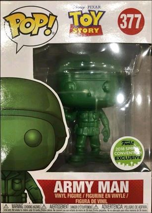 POP! Disney figure 377-B Army Man 2018 Spring Convention Exclusive