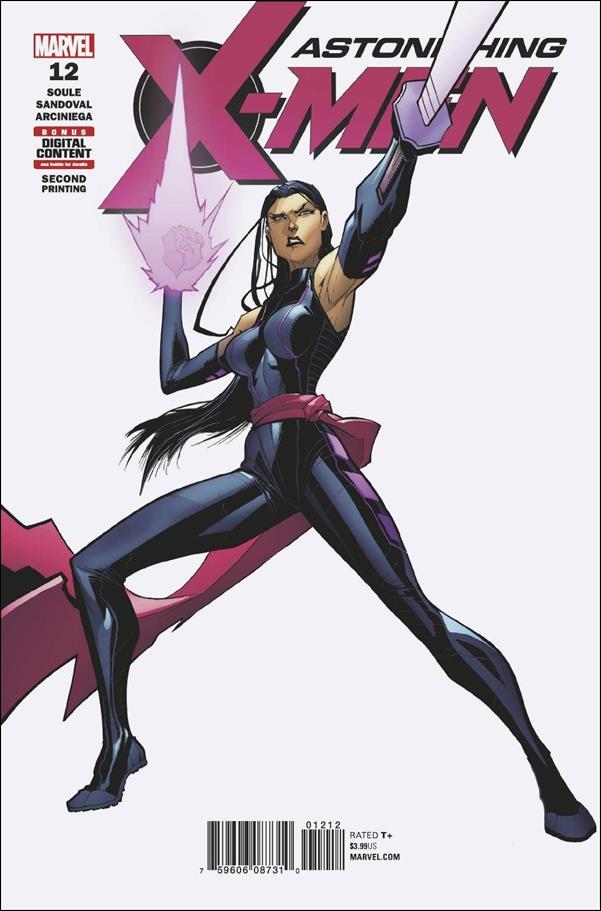 Astonishing X-Men (2017) issue 12-B Gerardo Sandoval Cover (2nd Printing)