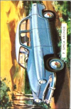 Cavalcade of Cars (Base Set) card 7 Simca Aronde