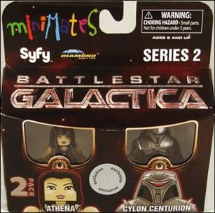 Battlestar Galactica Minimates (Toys R Us Series) figure 6 Athena and Cylon Centurion