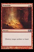Magic the Gathering: 2011 Core Set (Base Set) card 132 Demolish