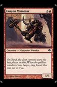 Magic the Gathering: Conflux (Base Set) card 60 Canyon Minotaur