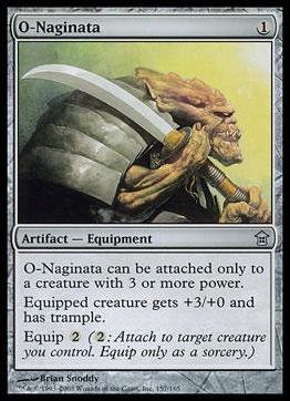 Magic the Gathering: Saviors of Kamigawa (Base Set) card 157 O-Naginata