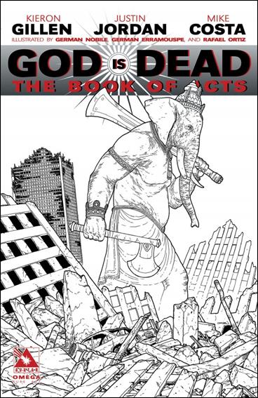 God is Dead: The Book of Acts issue Omega-F Pure Art Cover