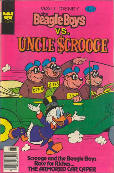 Walt Disney The Beagle Boys Versus Uncle Scrooge issue 3-B Whitman Cover