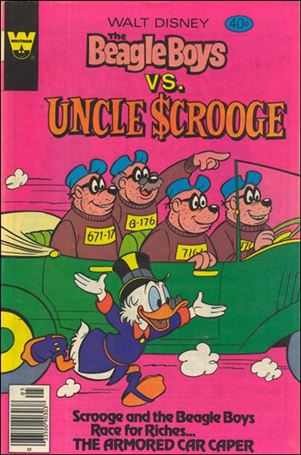 Walt Disney The Beagle Boys Versus Uncle Scrooge issue 3-B Whitman Cover
