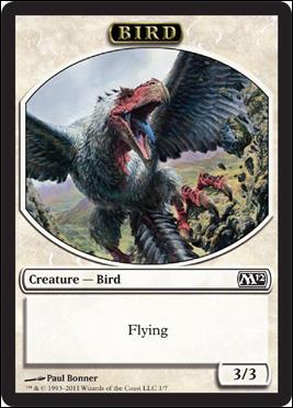 Magic the Gathering: 2012 Core Set (Token Subset) card 1 Bird
