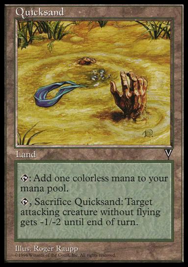 Magic the Gathering: Visions (Base Set) card 166 Quicksand