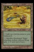 Magic the Gathering: Visions (Base Set) card 166 Quicksand