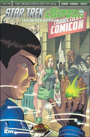 Star Trek/Green Lantern (2015) issue 1-OF Tim Seeley Connecticut ComiCONN Cover