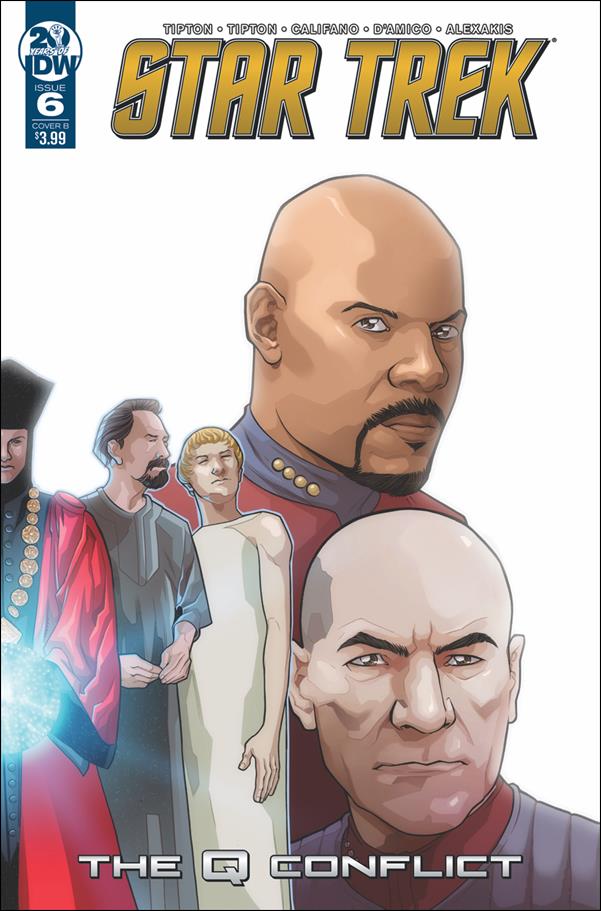 Star Trek: The Q Conflict issue 6-B David Messina Right Side Cover