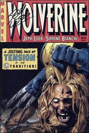 Wolverine (2003)  issue 55-E DF Greg Land Cover (Signed by Jeph Loeb) 1/20
