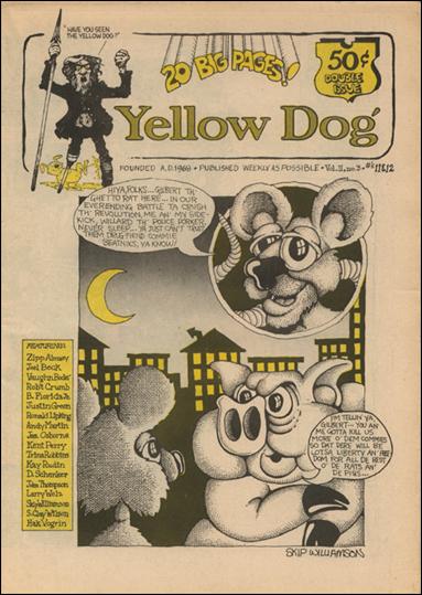Yellow Dog issue 11-B 2nd Printing Double Issue #11 and #12