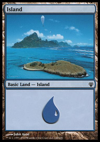 Magic the Gathering: Archenemy (Base Set) card 140 Island