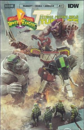 Mighty Morphin Power Rangers / Teenage Mutant Ninja Turtles II issue 1-O Björn Barends 1:150 Cover
