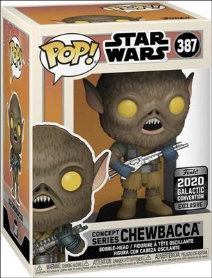 POP! Star Wars figure 387 Concept Series Chewbacca Galactic Convention