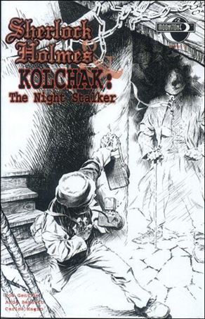 Sherlock Holmes & Kolchak the Night Stalker issue 2-C Vatche Mavlian Sketch Cover