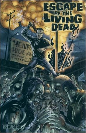 Escape of the Living Dead issue 4-G Platinum Foil Cover 1/750