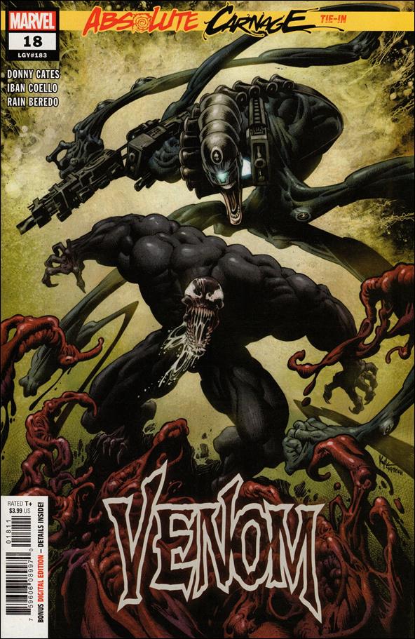 Venom (2018) issue 18 Kyle Hotz Cover