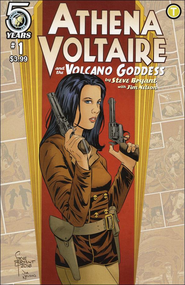 Athena Voltaire and the Volcano Goddess issue 1 Steve Bryant and Jim Nelson Cover
