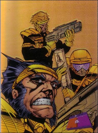 Marvel vs WildStorm (Chromium Refractor Parallel Base Set) card 46 Team X/ Team 7 (Part 1)