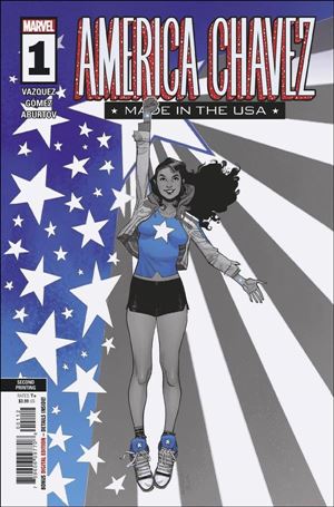 America Chavez: Made in the USA issue 1-E Sara Pichelli Spot Color Cover (2nd Printing)