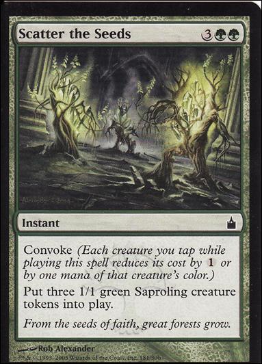 Magic the Gathering: Ravnica (Base Set)  card 181 Scatter the Seeds