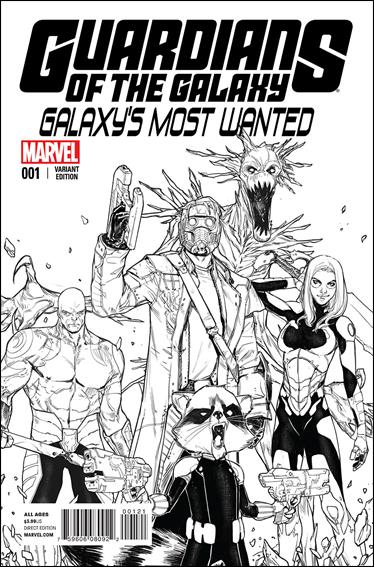 Guardians of the Galaxy: Galaxy's Most Wanted issue 1-B Sara Pichelli 1:25 Cover