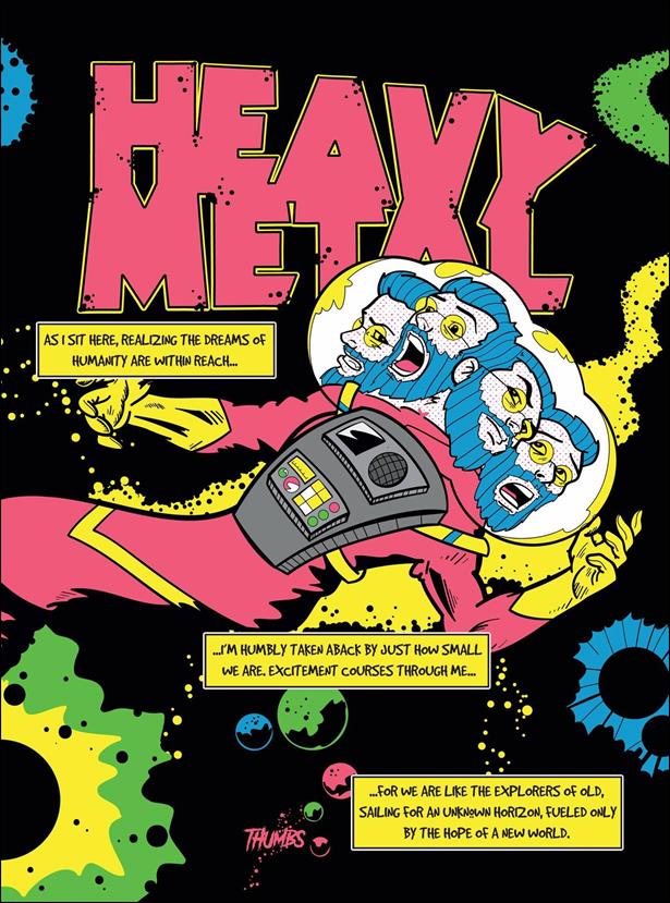 Heavy Metal issue 307 Thumbs Cover